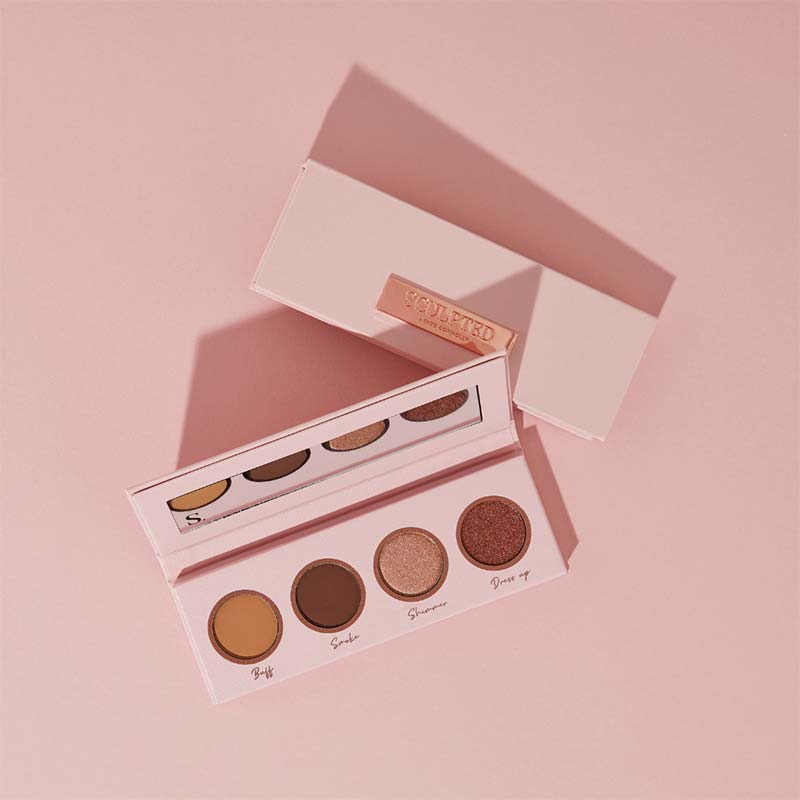 Sculpted by Aimee Bronze Story Quad Palette | Sculpted by Aimee | Christmas gift sets | gifts for her | eyeshadow palette | Shimmery eyeshadow palettes | Matte eyeshadow palette 