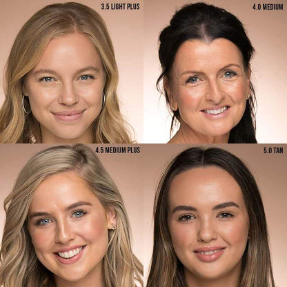 Sculpted by Aimee Second Skin Foundation - Dewy Finish | skintone guide