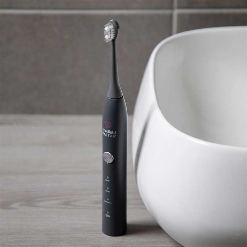 Spotlight Oral Care Graphite Grey Sonic Toothbrush | electric tootbrush