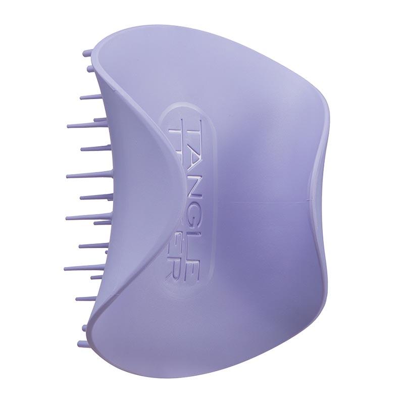 Tangle Teezer Scalp Exfoliator & Massager | anti dandruff detangling hair brush | purple