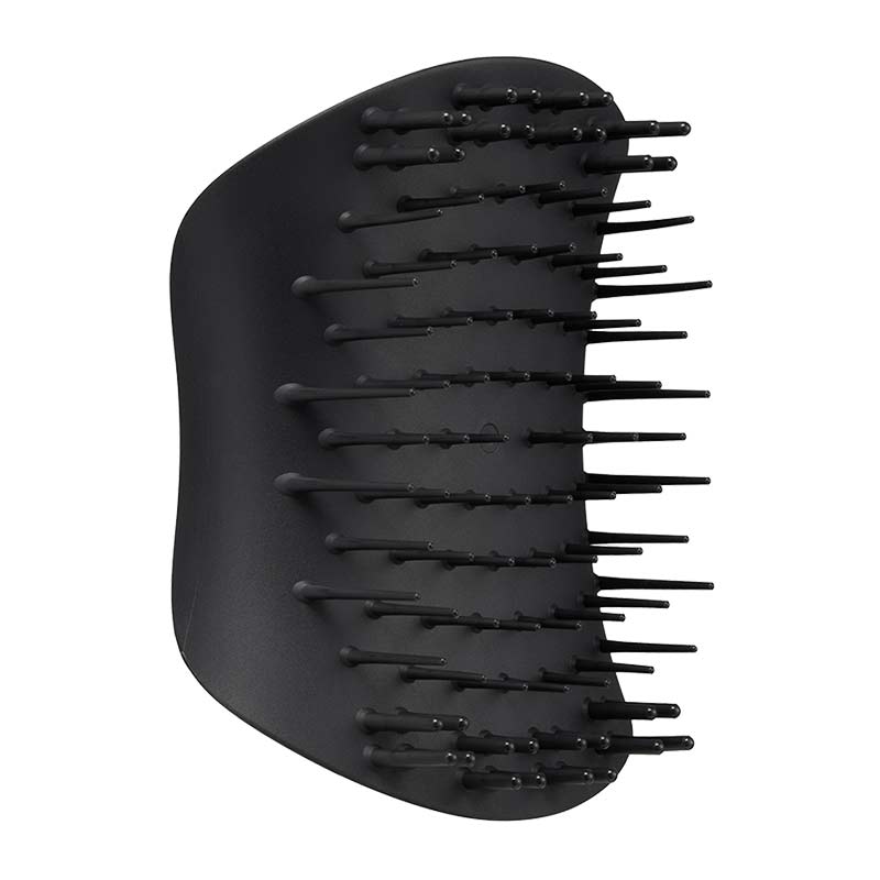 Tangle Teezer Scalp Exfoliator & Massager | anti dandruff detangling hair brush | black