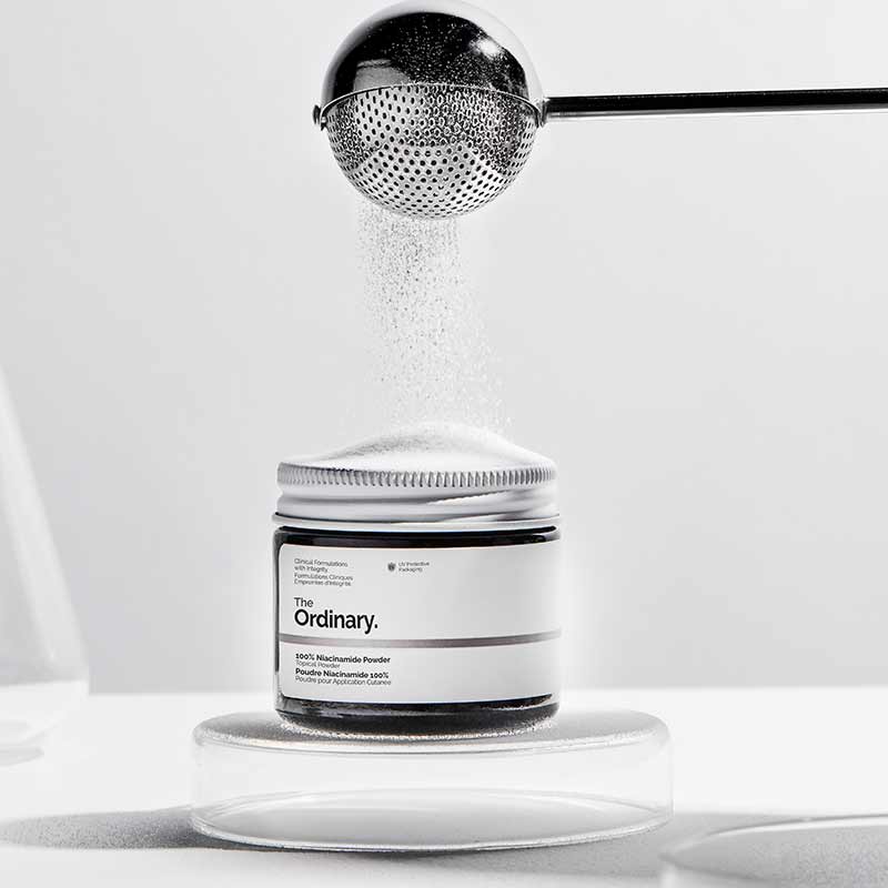 The Ordinary 100% Niacinamide Powder | Topical Niacinamide | Pores | Skin texture | DIY