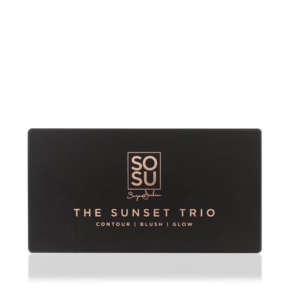 SOSU Cosmetics Sunset Trio Palette
