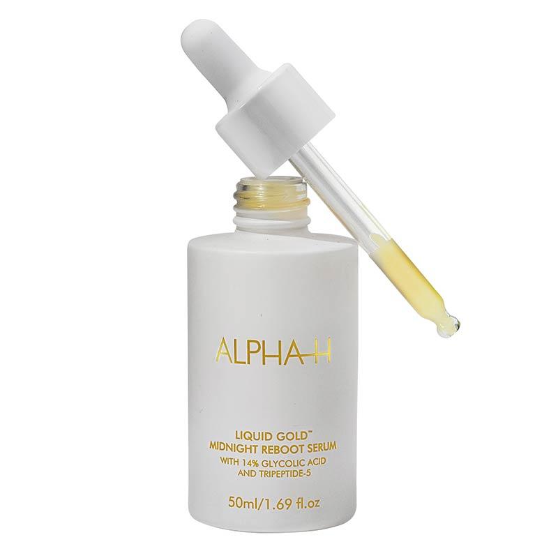 The Alpha-H Liquid Gold Midnight Serum | glycolic acid serum