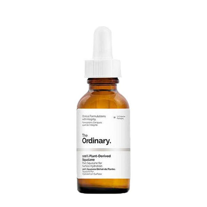 The Ordinary 100% Plant-Derived Squalane | Natural Moisturiser | Soft Skin | Dry Patches | Oil Production | Ireland