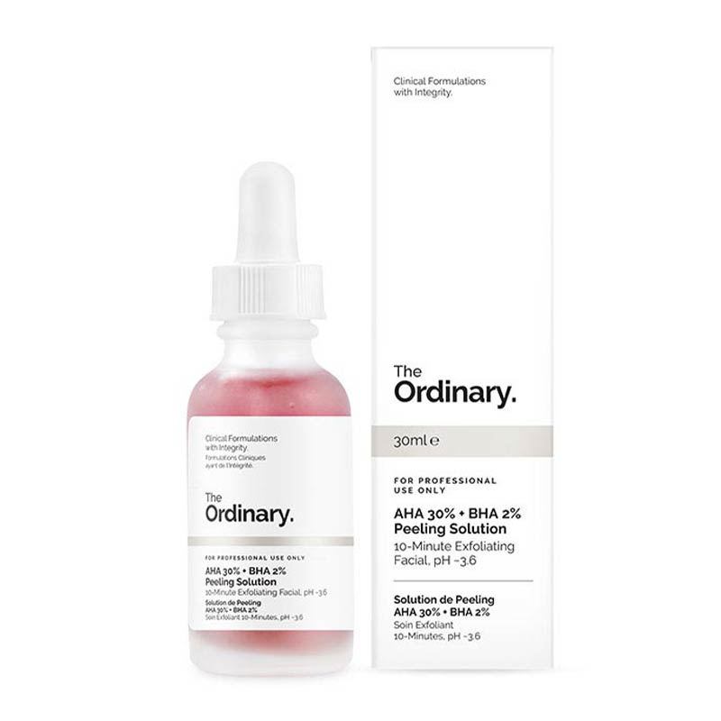 The Ordinary AHA 30% + BHA 2% Peeling Solution | Exfoliating | Peeling Solution | Dead Skin | Pore | Brighten | Clarify