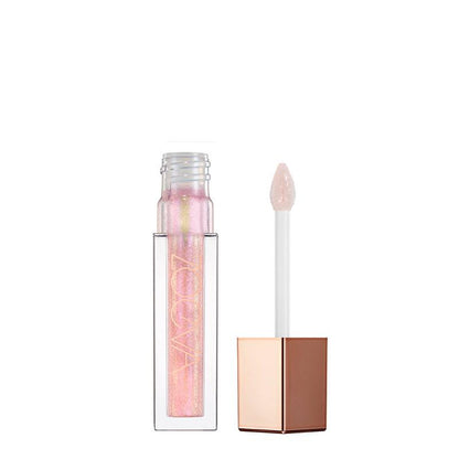 ZOEVA Powerful Lip Shine | shimmering light pink duo-chrome with light pink and purple pearls
