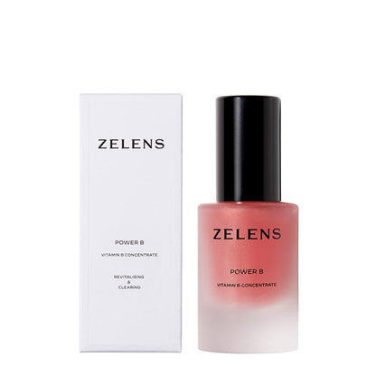 Zelens Power B Revitalising & Clearing Serum | Niacinamide | face serum | controls shine | vitamin B | reduces the appearance of pores | vitamin B12 | Folic acid