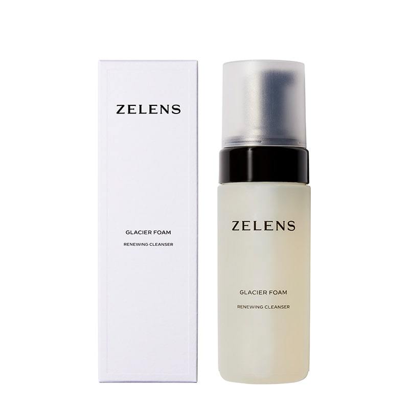 Zelens Glacier Foam Renewing Cleanser | face wash | makeup remover | Gently exfoliates