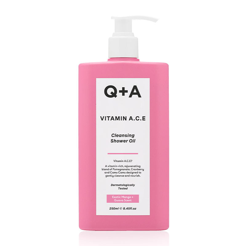 Q+A Vitamin A.C.E Shower Oil | vitqamin enriched shower oil