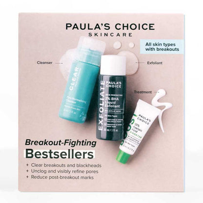 Paula's Choice Breakout Fighting Bestsellers Trial Kit