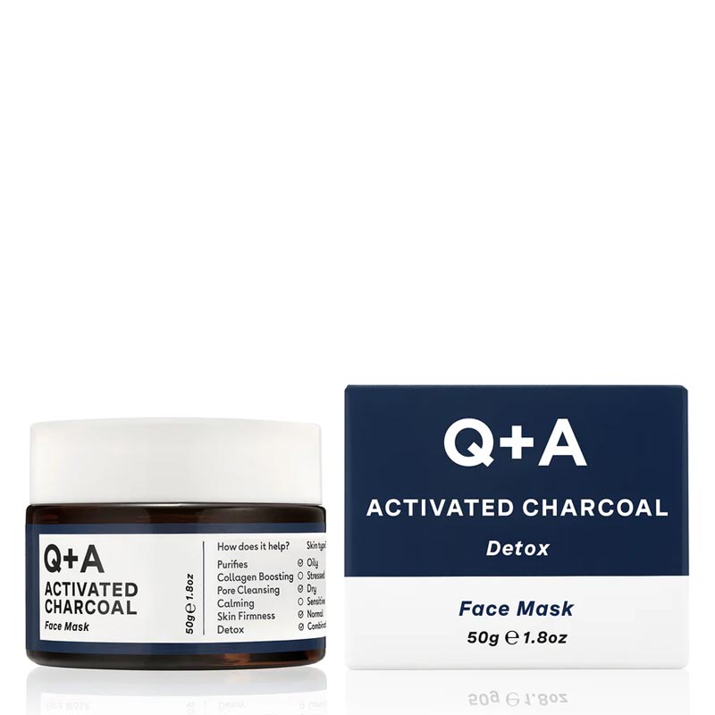 Q+A Activated Charcoal Face Mask | impurity mask | clay mask pore cleansing