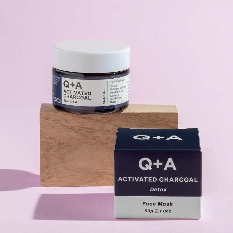 Q+A Activated Charcoal Face Mask | activated charcoal 