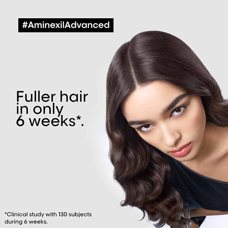 L'Oréal Professionnel Serié Expert Aminexil Advanced: Anti-Hair Loss Ampoules | fuller hair in 6 weeks