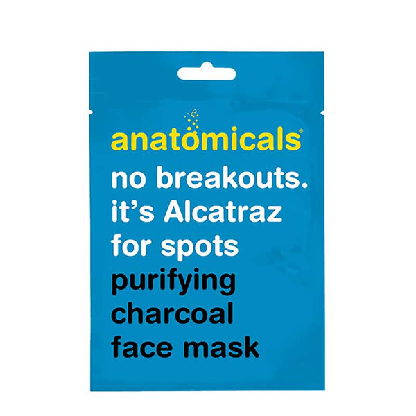 Anatomicals No Breakouts It's Alcatraz for Spots Purifying Charcoal Face Mask 