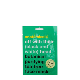 Anatomicals Off With Their (Black & White) Head Botanical Purifying Tea Tree Face Mask
