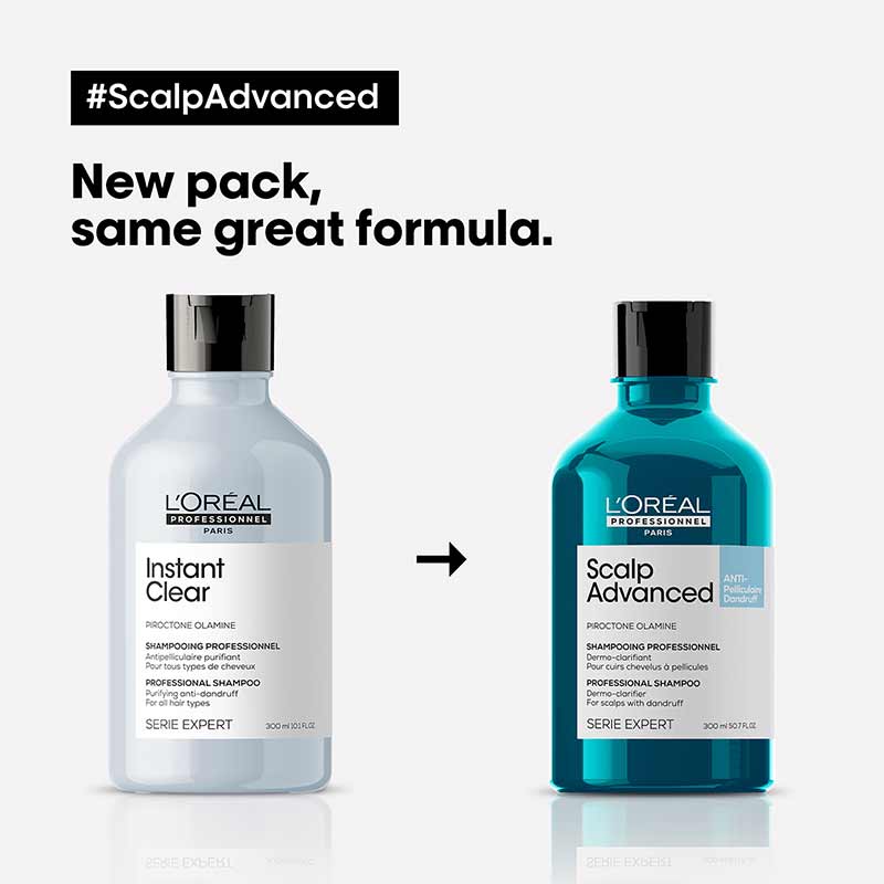 L'Oréal Professionnel Serié Expert Scalp Advanced Anti-Dandruff Dermo-Clarifier Shampoo | instant clear new packaging