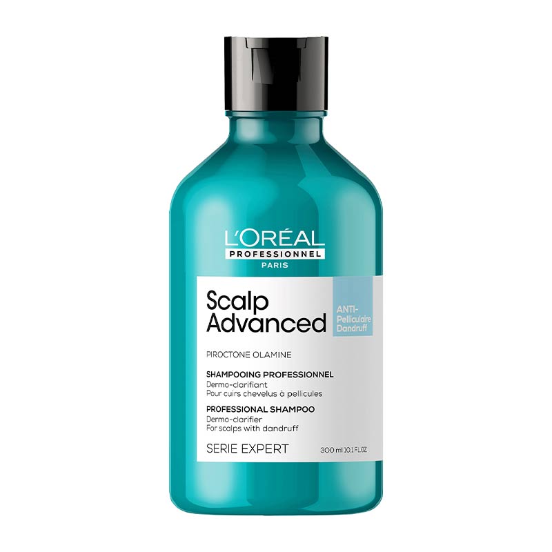 L'Oréal Professionnel Serié Expert Scalp Advanced Anti-Dandruff Dermo-Clarifier Shampoo | anti dandruff shampoo | scalp with intense dandruff | how to fix | piroctine olamine