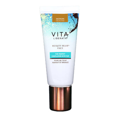 Vita Liberata Beauty Blur Face with Tan | shade medium with tan | sunless glow shade medium new