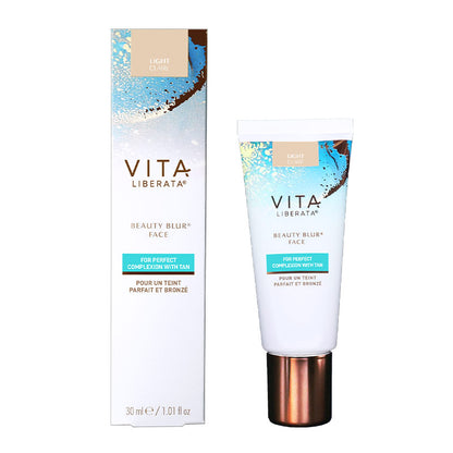 Vita Liberata Beauty Blur Face with Tan | shade light perfect complexion | primer with tan