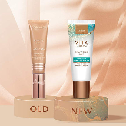 Vita Liberata Beauty Blur Face with Tan | ew packaging sunless glow beauty blur