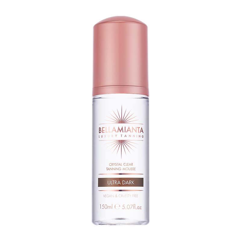 Bellamianta Crystal Clear Tanning Mousse | Tan | Bellamianta tan | tanning | fake tan | spray tan | gradual tan | false tan 