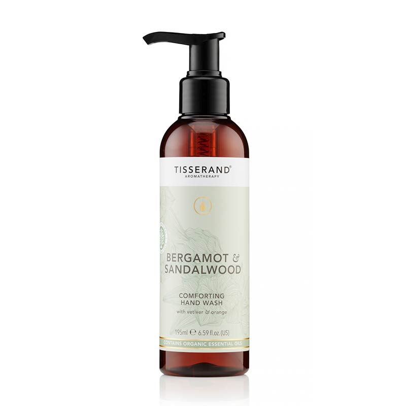 Tisserand Bergamot and Sandalwood Hand Wash | comforting | liquid hand soap