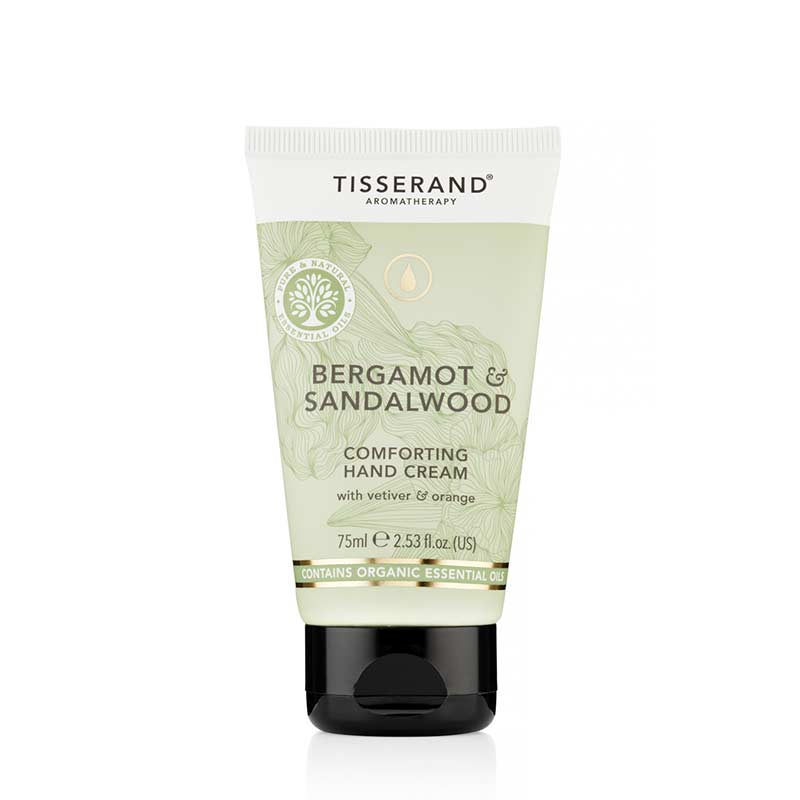 Tisserand Bergamot and Sandalwood comforting Hand Cream | dry hands | hand moisturiser | hydrate | hand lotion