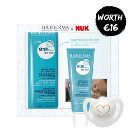 Bioderma ABCDerm x NUK Set | soother | peri-oral | irritations around mouth | soothing cream