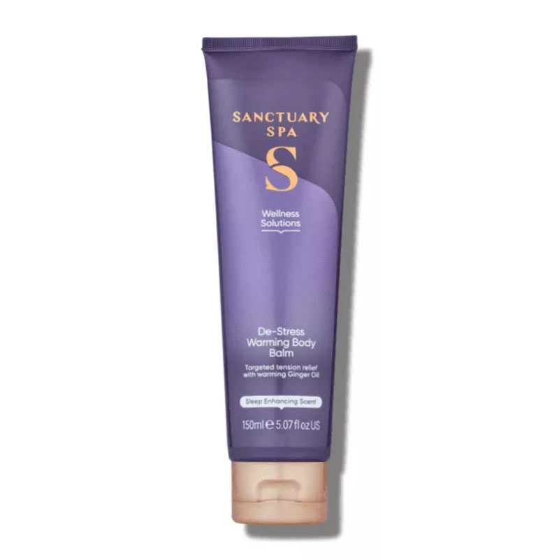Sanctuary Wellness De-Stress Warming Body Balm | relax and unwind balm | tension relief with warming ginger oil