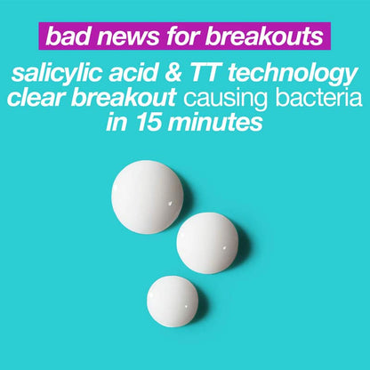 Dermalogica Clear Start Breakout Clearing Booster | salicylic acid and TT technology breakouts | bacteria breakout