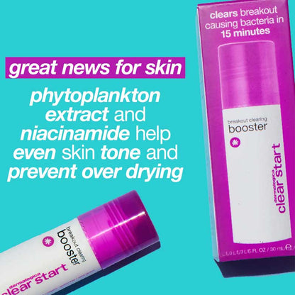 Dermalogica Clear Start Breakout Clearing Booster | phytoplankton extract | niacinamide