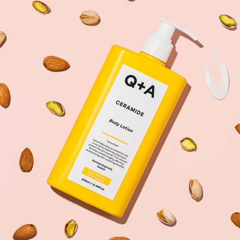 Q+A Ceramide Body Lotion | scented skin barrier body lotion