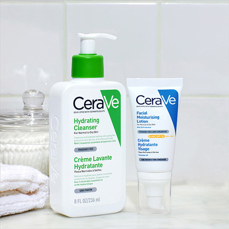 CeraVe AM Facial Moisturising Lotion SPF 30 | Sensitive skin moisturiser | SPF30 | Cerave | Facial moisturising lotion | sun cream | hydrating sun cream | facial sun lotion