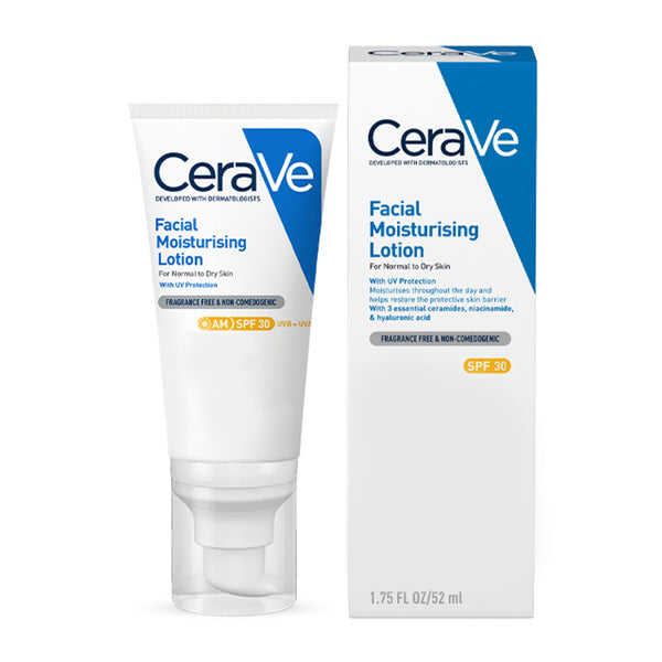 CeraVe AM Facial Moisturising Lotion SPF 30 | Moisturiser | SPF30 | Facial moisturising lotion | normal to dry skin | spf30 | Cerave skincare | best cerave moisturiser 