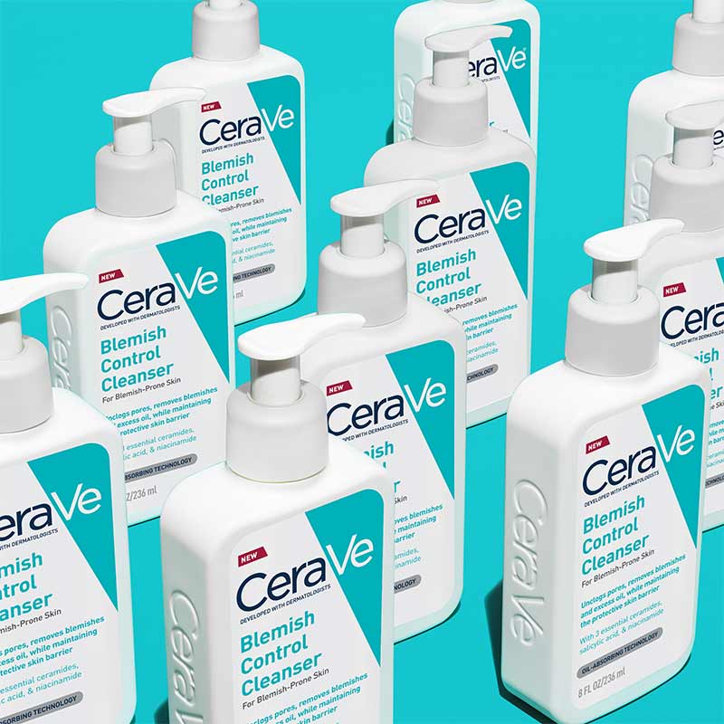 CeraVe Blemish Control Cleanser | blemish prone skin | niacinamide | non comedogenic cleanser
