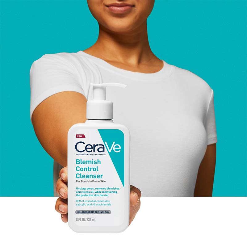 CeraVe Blemish Control Cleanser | dermatologist tested cleanser