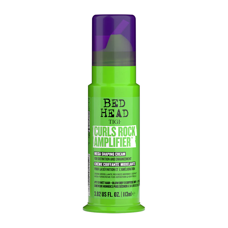 TIGI Bed Head Curls Rock Amplifier Mega Shaping Cream | curl shaping cream | frizzy hair control | styling cream for curls | curl definition and enhancement