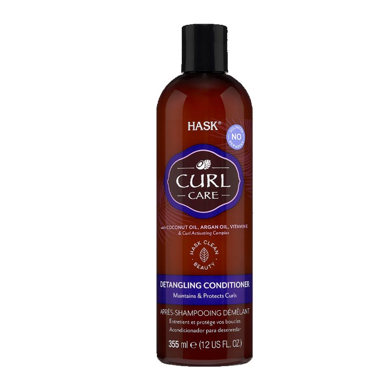 Hask Curl Care Conditoner | detangling conditioner | maintain and protect curls | coconut oil conditioner for curls