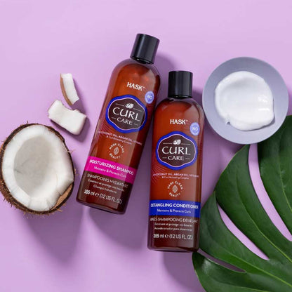 Hask Curl Care Shampoo | curl care range | moisturising shampoo and conditioner for enhancing curls
