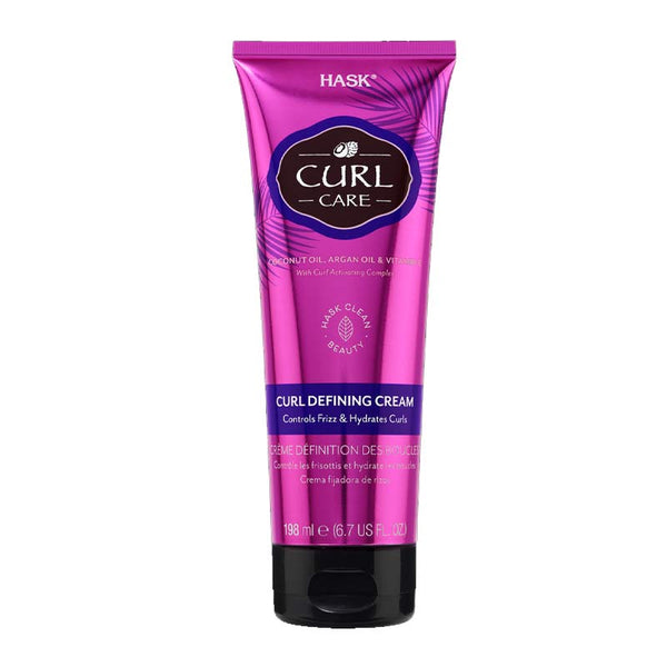 Hask Curl Care Defining Cream | cream to control frizz | hydrate curls with coconut oil cream