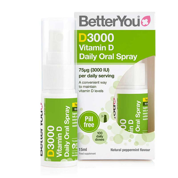 Better You D3000 Oral Spray | vitamin d supplement for bone function and muscle support