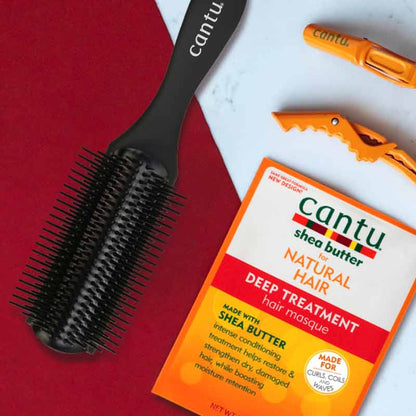 Cantu detangle wash day brush | Hair wash routine | Unknot hair | detangle | soft bristles 