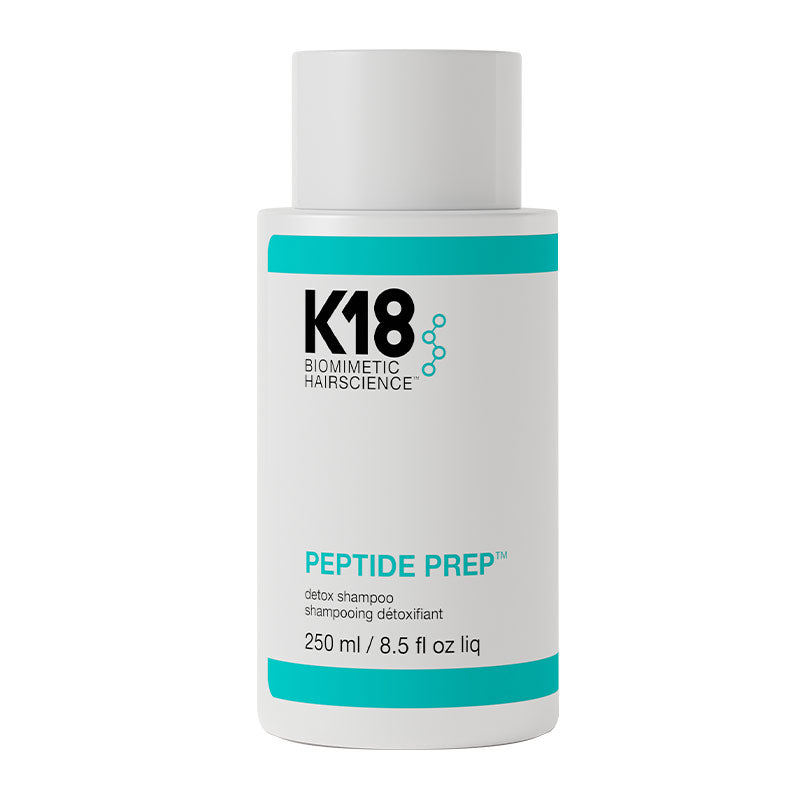 K18 Peptide Prep Detox Shampoo | clairfying clean shampoo | strip hair of toxins metals hard water
