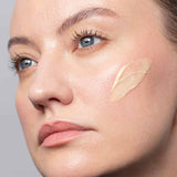 Antipodes Diem Vitamin C Pigment-Correcting Water Cream swatch on model | texture moisturiser that evens skin tone | reduce pigmentation