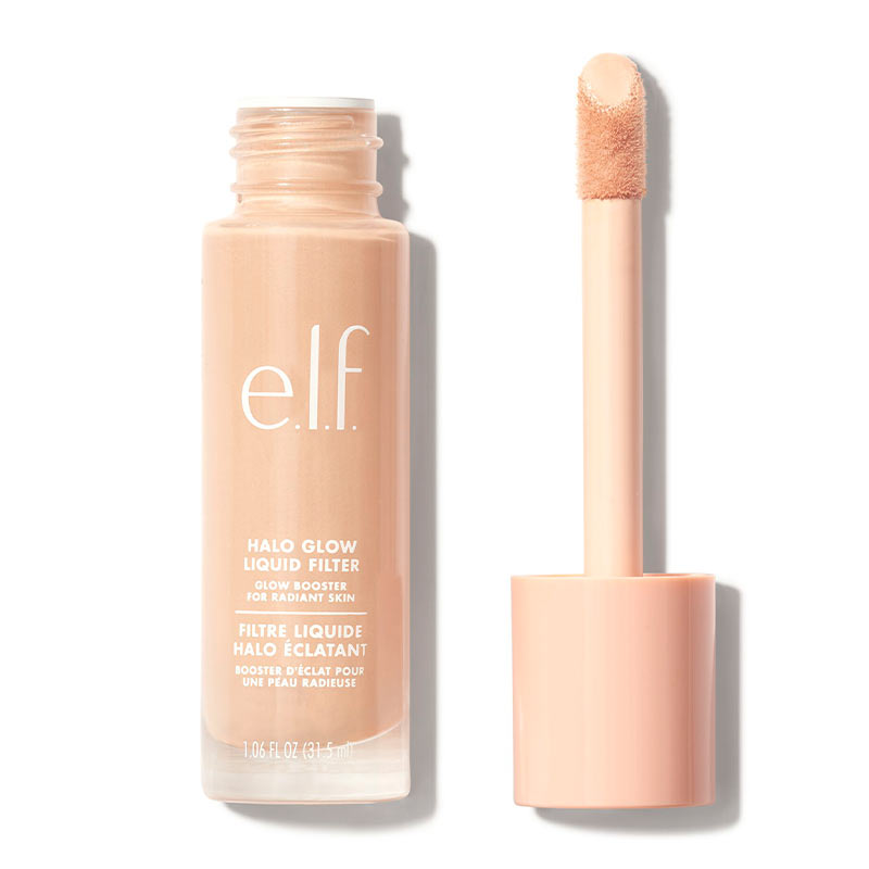 e.l.f. Halo Glow Liquid Filter | e.l.f. Holy Grail | Hero Product | Glowy Finish | Complexion Boosting | Skincare Makeup Hybrid | Hyaluronic Acid | Squalane | Moisture and Hydrate under makeup 