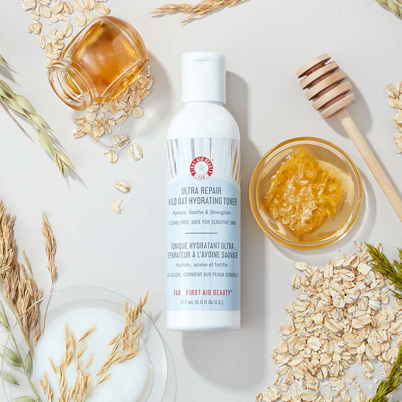 First Aid Beauty Ultra Repair Wild Oat Hydrating Toner | Toner | skincare products | best toners | hydrating toner | skincare products | first aid beauty 