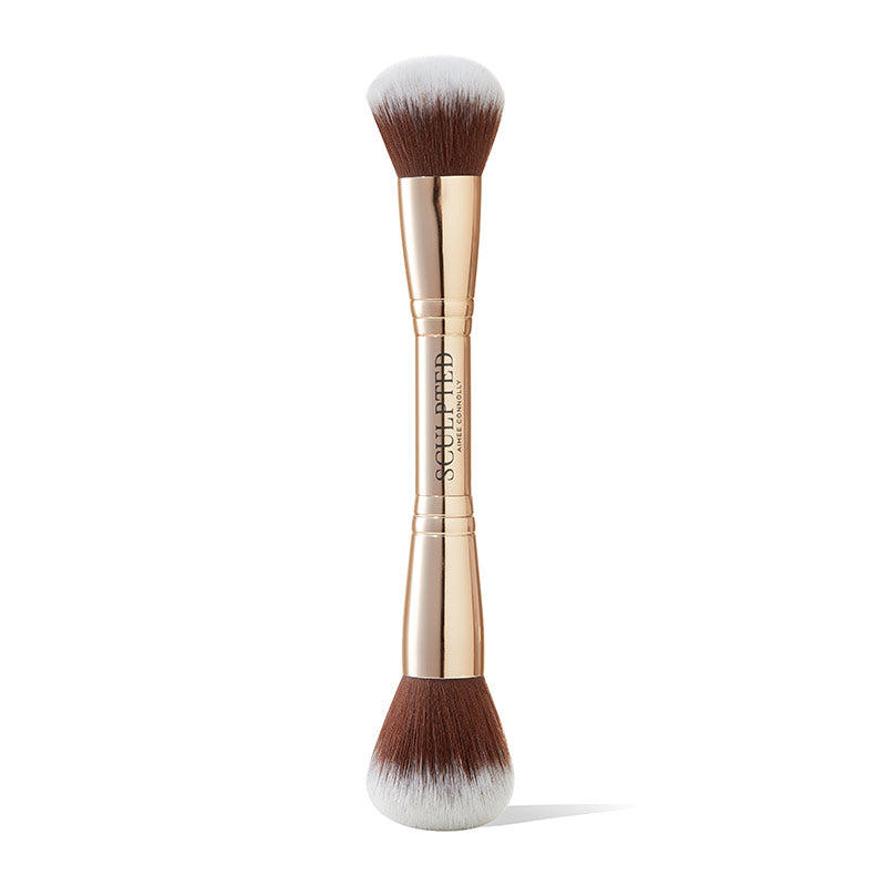 Sculpted By Aimee Connolly Foundation Duo Double Ended Brush | foundation brush | concealer and foundation brush in one