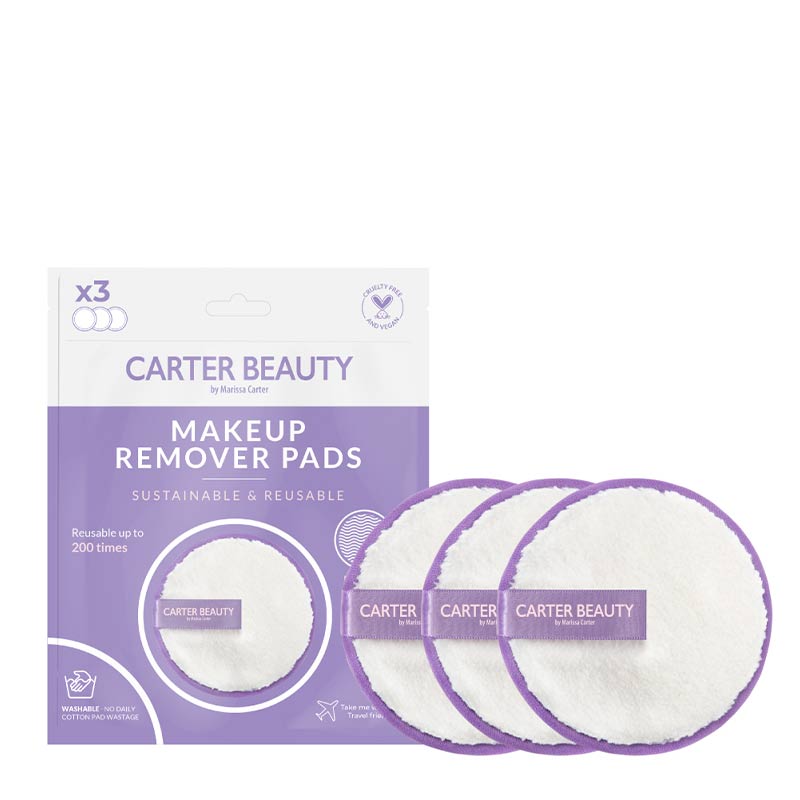Carter Beauty By Marissa Carter Makeup Remover Pads | sustainable way to remove makeup | cleansing pads