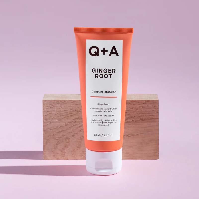 Q+A Ginger Root Daily Moisturiser | face cream | calming